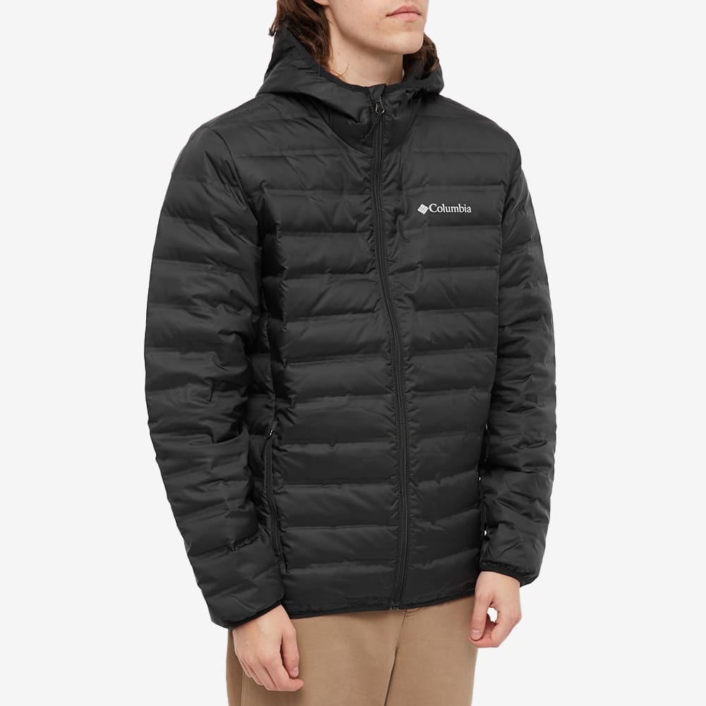 Columbia Men's Lake 22 Down Hooded Jacket in Black Columbia