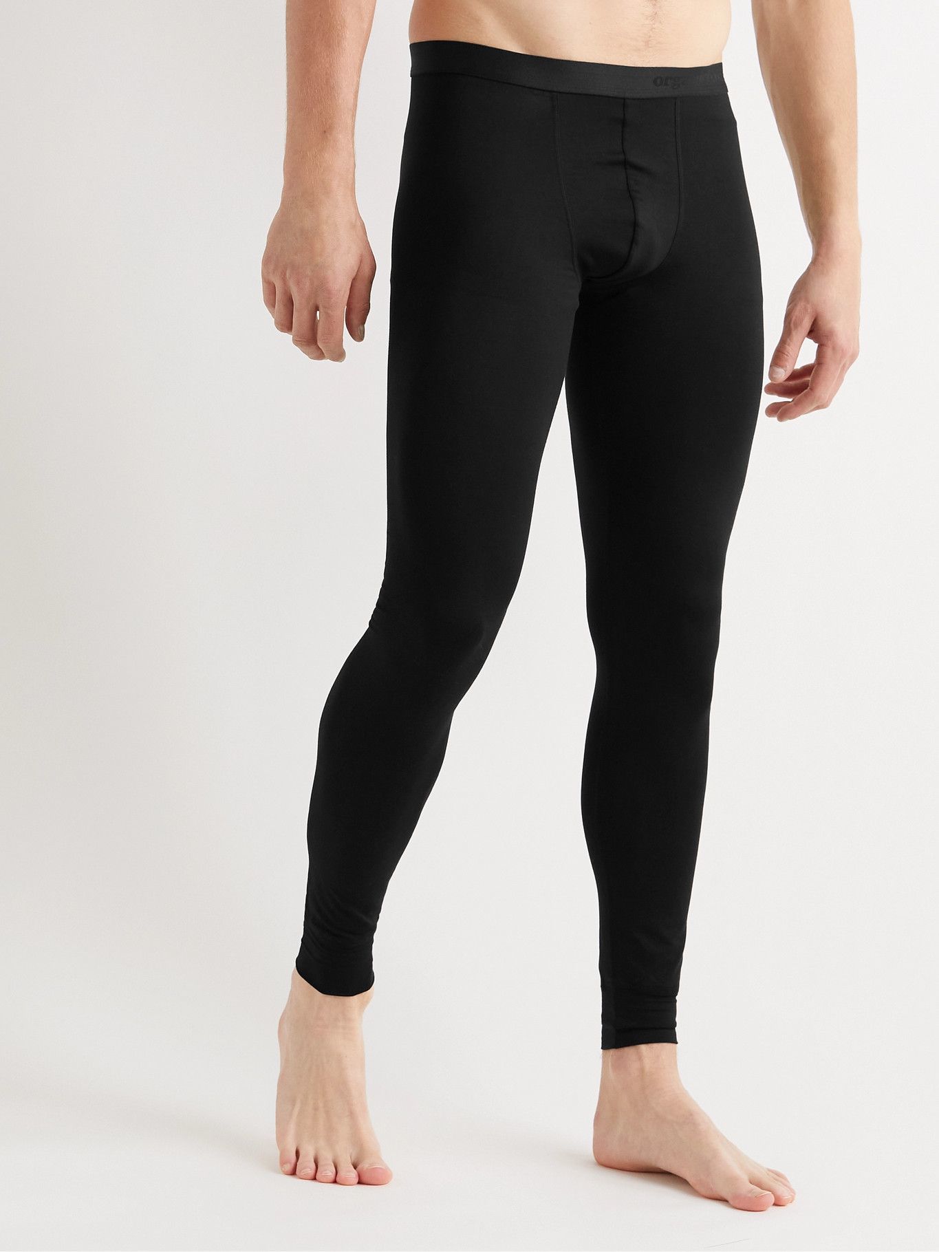 ORGANIC BASICS - Lite Stretch TENCEL Lyocell Long Johns - Black ORGANIC ...