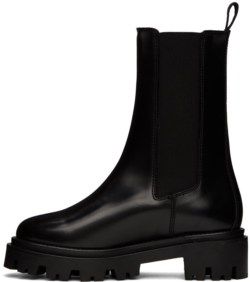 Isabel Marant Black Celae Leather Chelsea Boots Isabel Marant