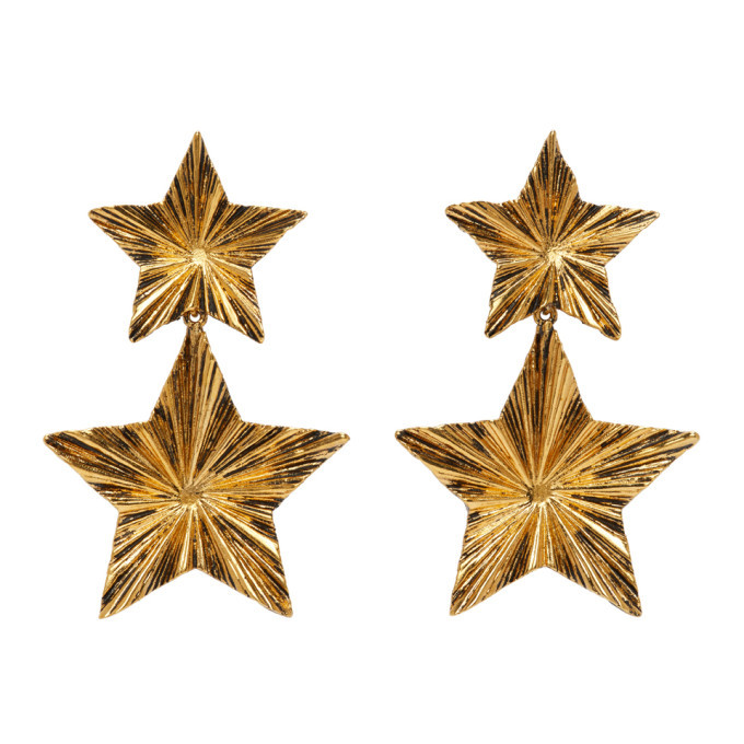 ysl star earrings