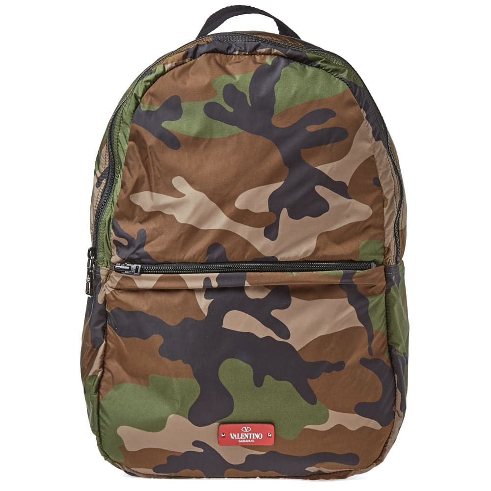 Valentino Nylon Packable Camo Backpack Valentino