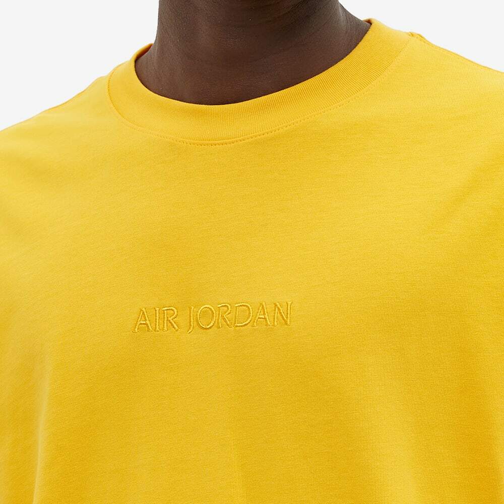 Air Jordan Men's Wordmark Long Sleeve T-Shirt in University Gold Nike ...