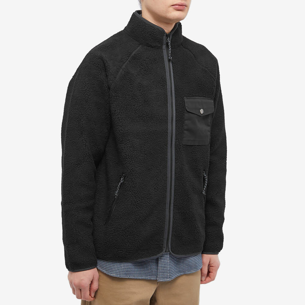 Fjällräven Men's Vardag Pile Fleece Jacket in Black Fjällräven