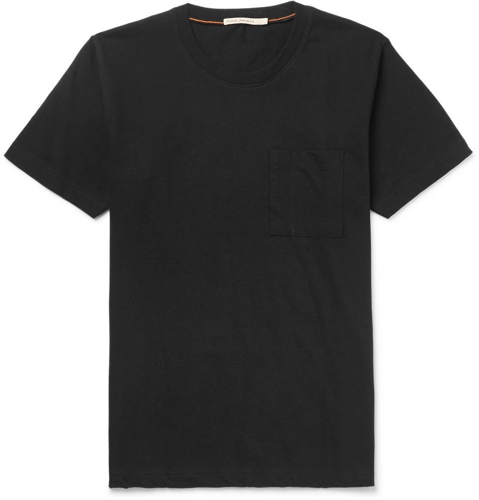 Nudie Jeans - Kurt Organic Cotton-Jersey T-Shirt - Men - Black Nudie ...