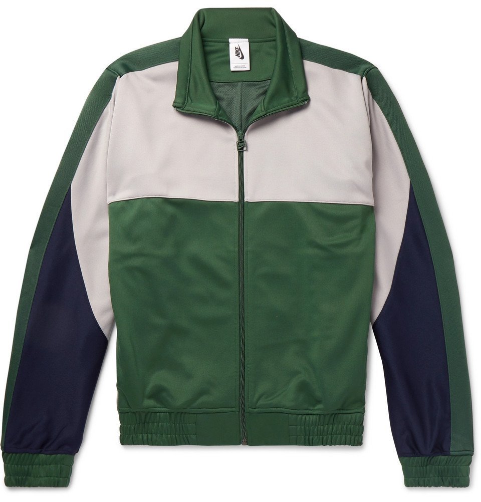 green nike track jacket