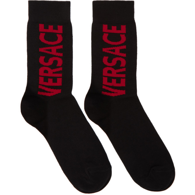 red versace socks