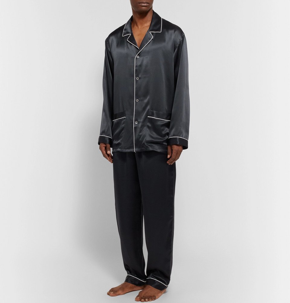 Zimmerli - Silk Pyjama Set - Men - Midnight blue Zimmerli