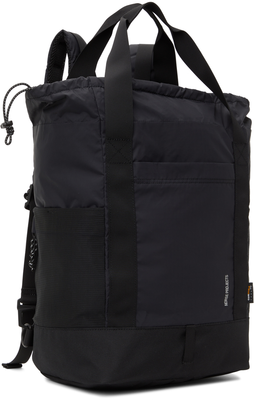 Norse Projects Black Hybrid Backpack Norse Projects