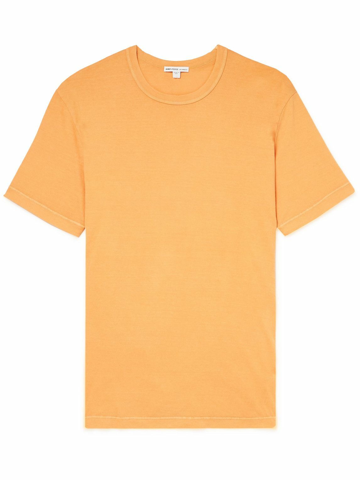 Photo: James Perse - Combed Cotton-Jersey T-Shirt - Orange