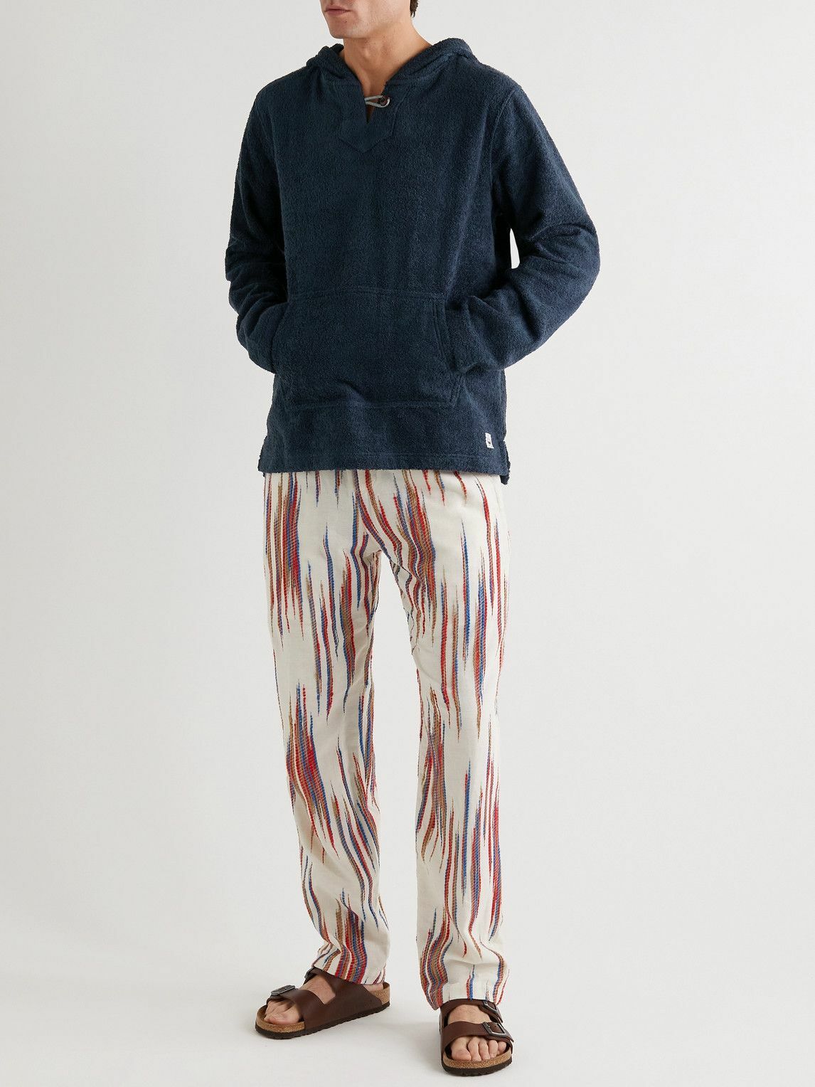 Birdwell Baja CottonTerry Hoodie Blue Birdwell