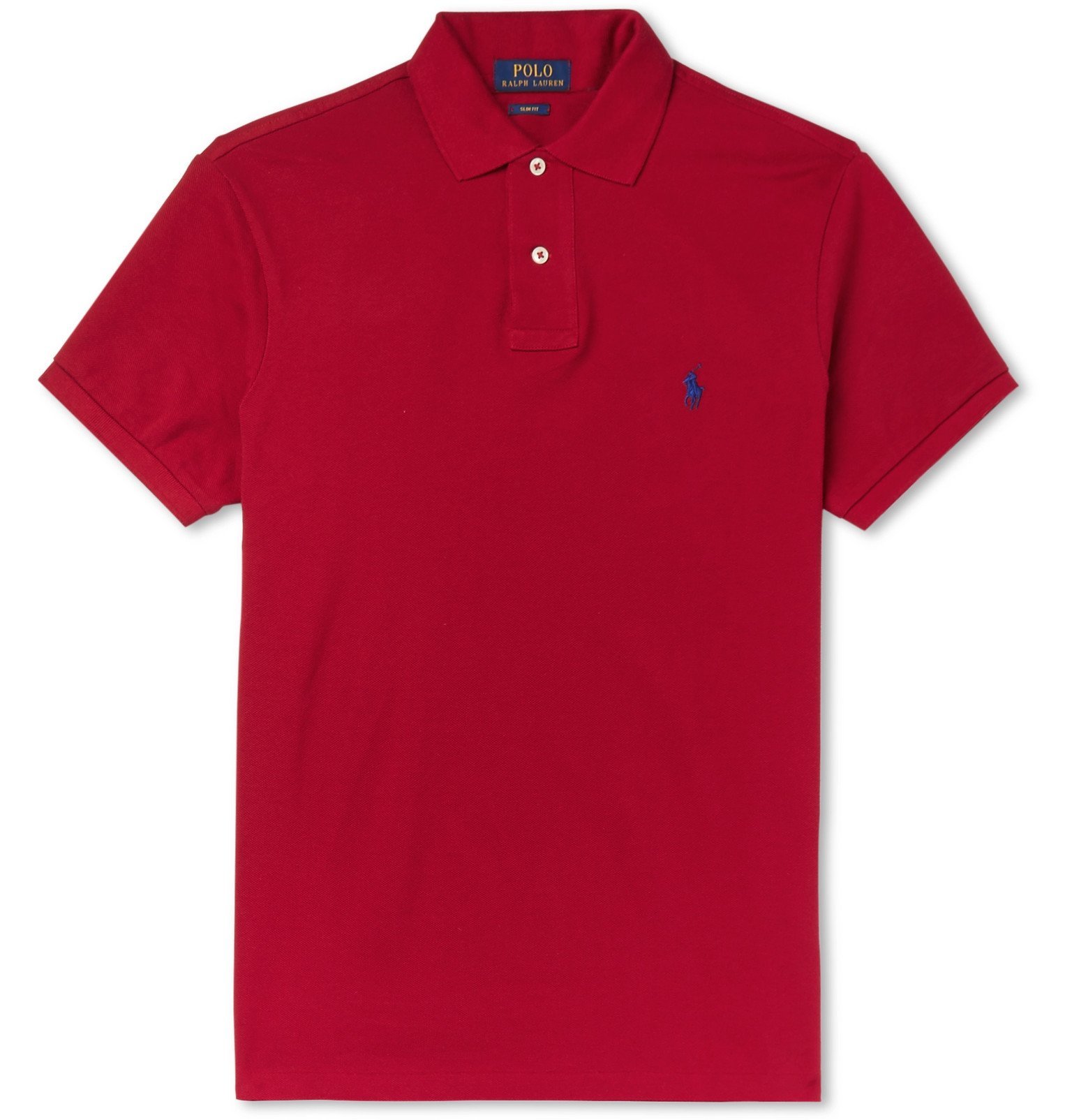 Polo Ralph Lauren Slim Fit Cotton Piqué Polo Shirt Red Polo Ralph Lauren 4601