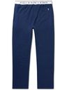 Polo Ralph Lauren - Slim-Fit Logo-Jacquard Cotton-Blend Jersey Pyjama Trousers - Blue