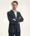 Brooks Brothers Men's Regent Reguar-Fit Italian Knit Windowpane Sport Coat | Navy/Brown