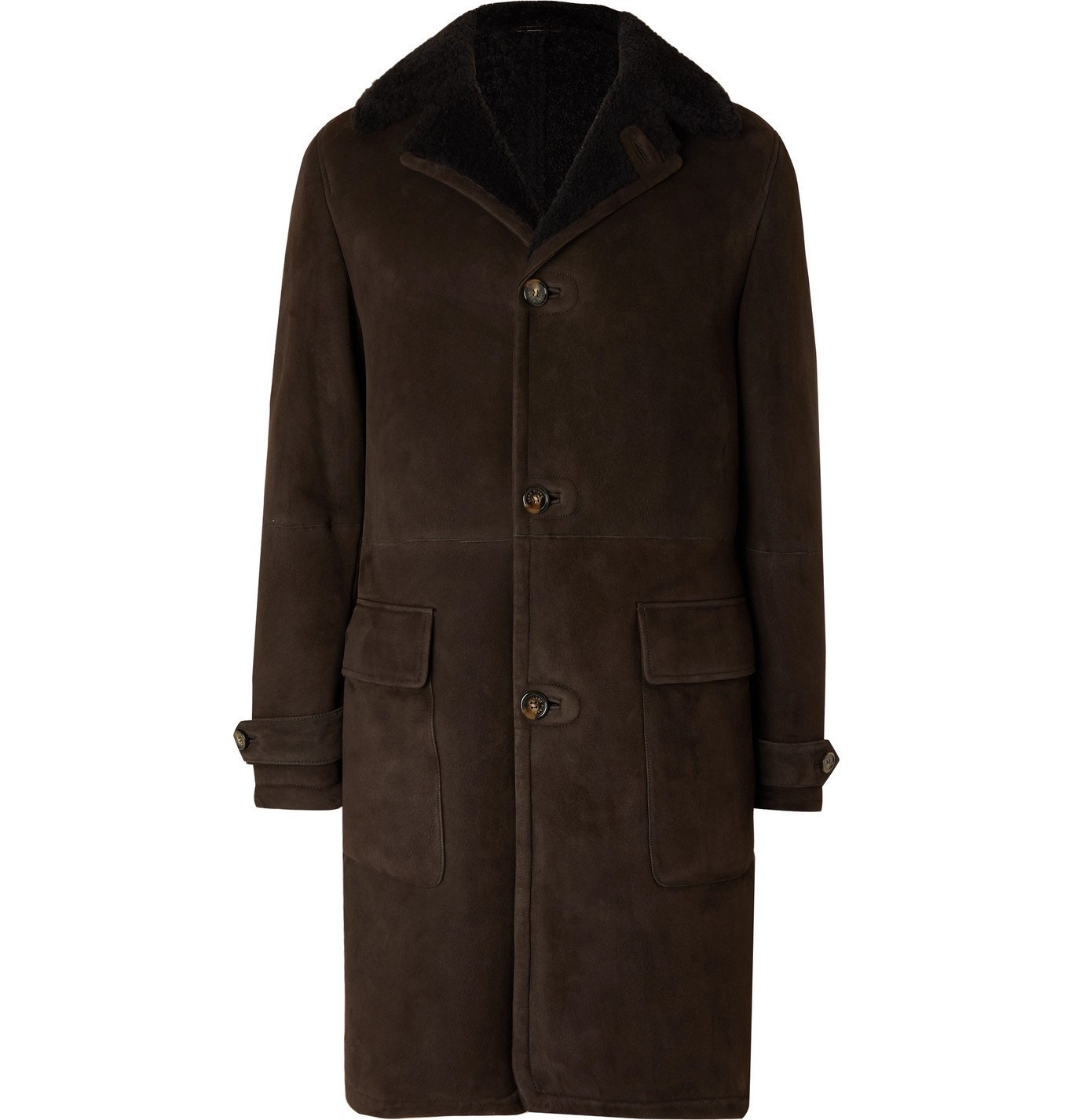 loro piana shearling coat