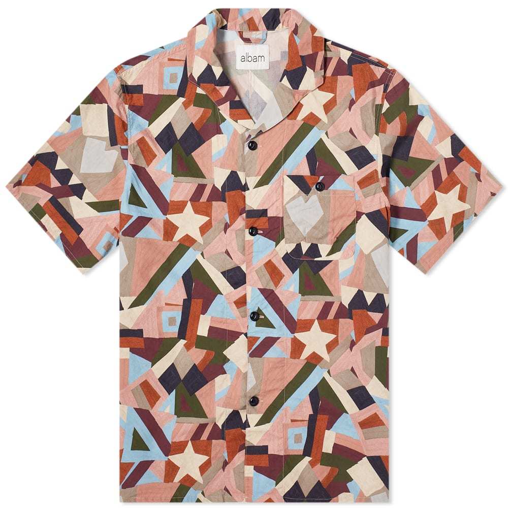 Albam Short Sleeve Miles Patchwork 