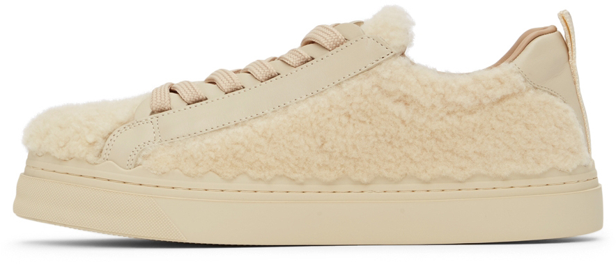 chloe shearling sneakers