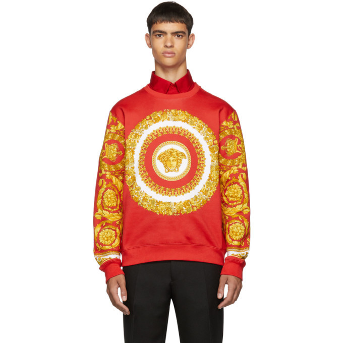 versace red sweatshirt