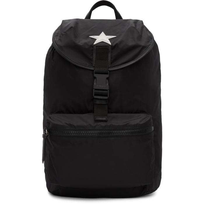 Givenchy Black Nylon Stars Backpack Givenchy