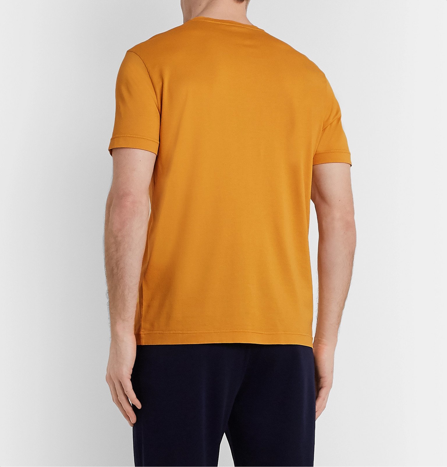 Loro Piana - Cotton-Jersey T-Shirt - Yellow Loro Piana