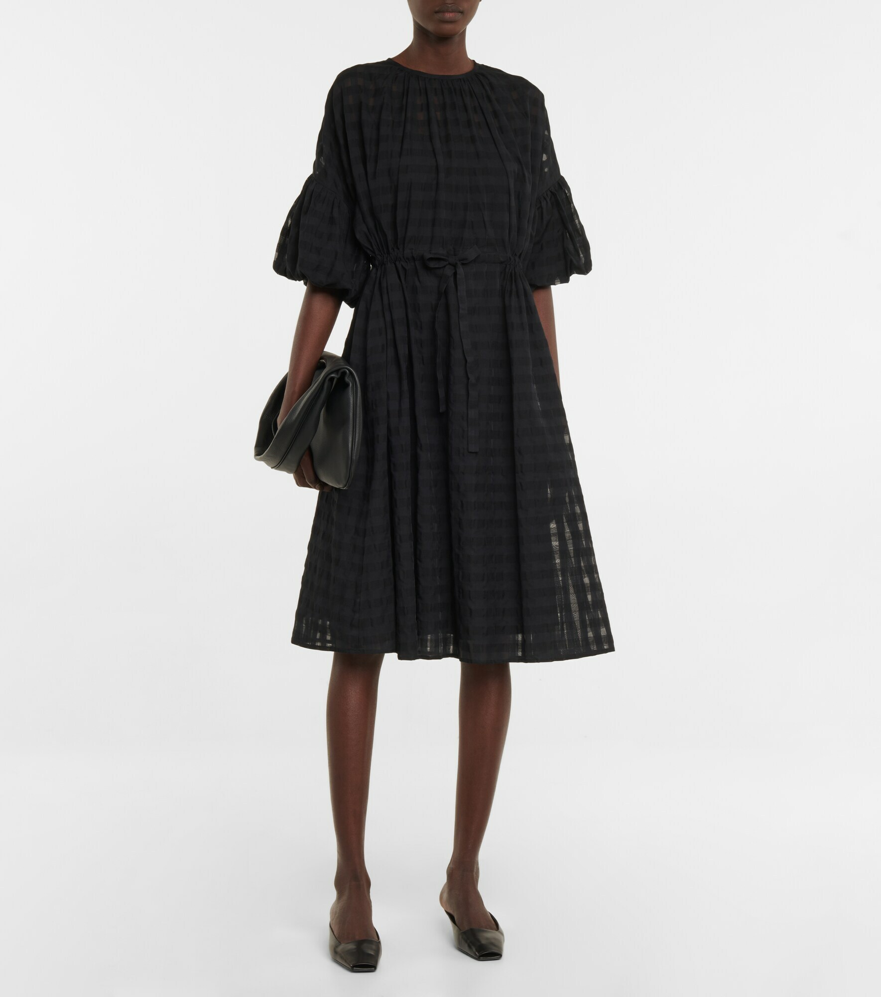Deveaux New York Riley checked midi dress Deveaux New York