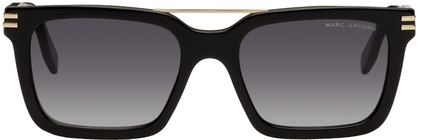 marc jacobs black rectangular sunglasses