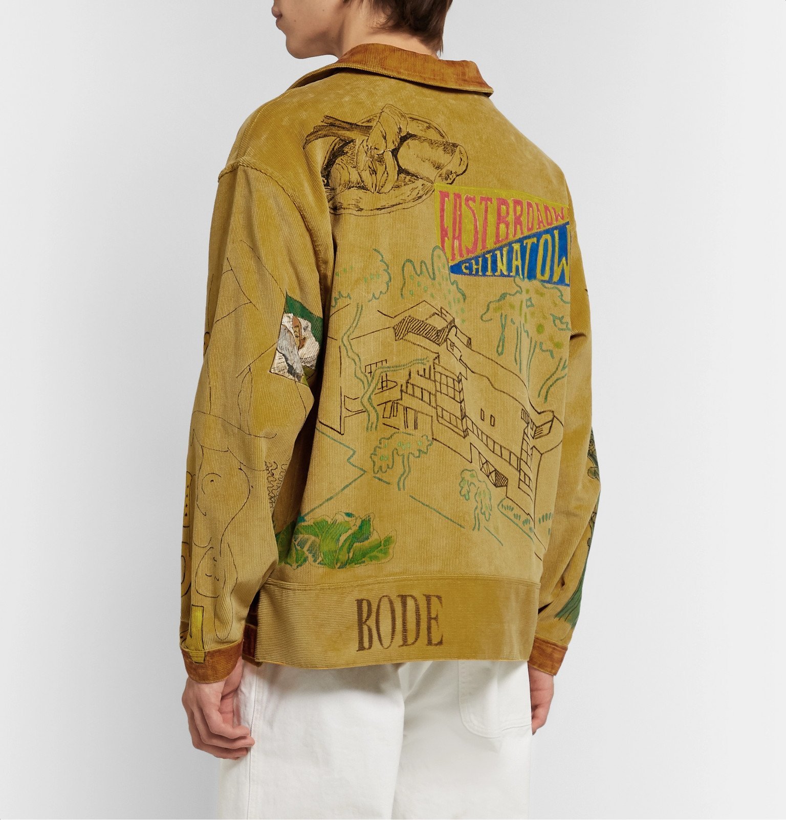 corduroy yellow jacket