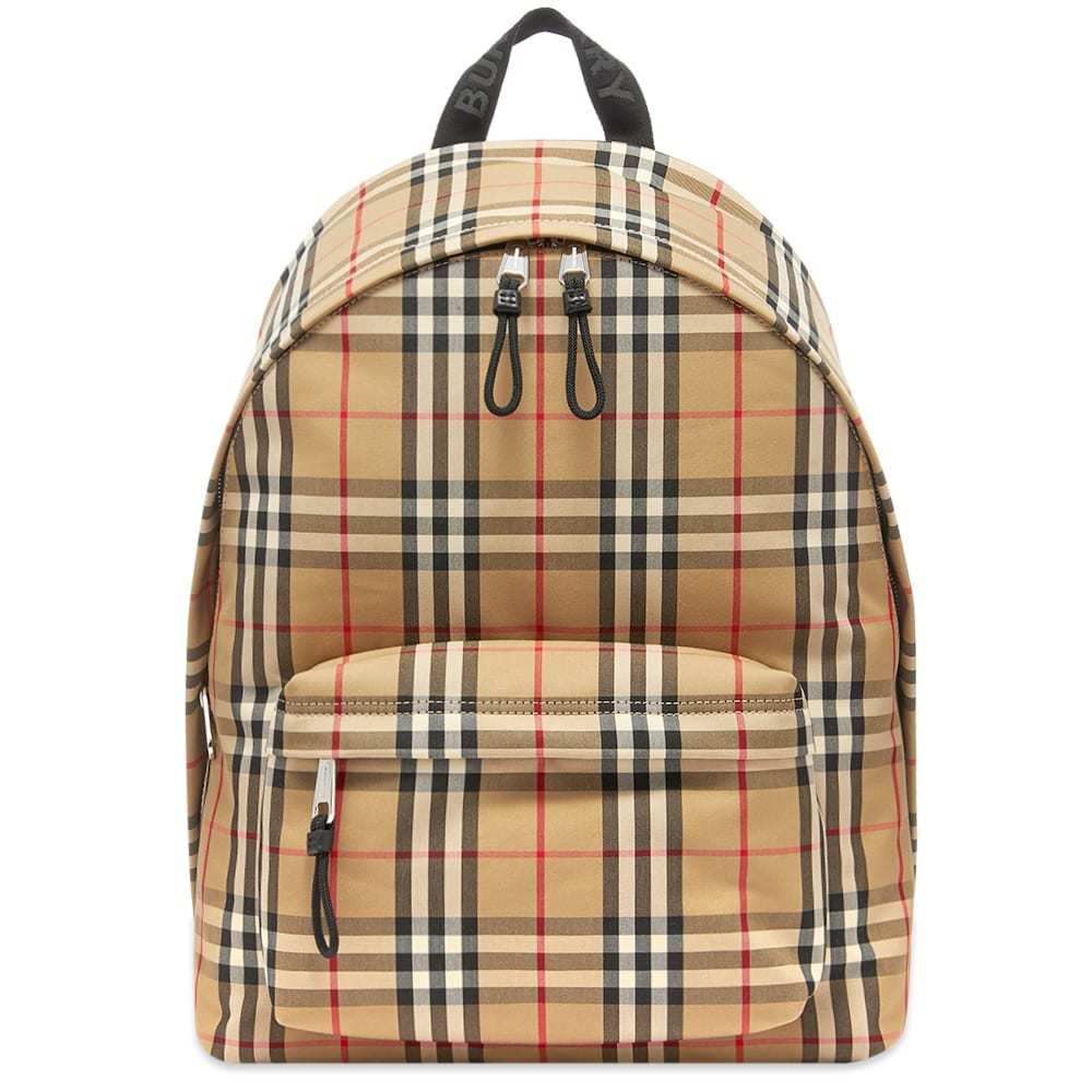 Burberry Jett Check Backpack Burberry