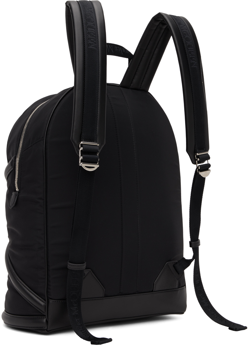 Alexander McQueen Black 'The Harness' Backpack Alexander McQueen