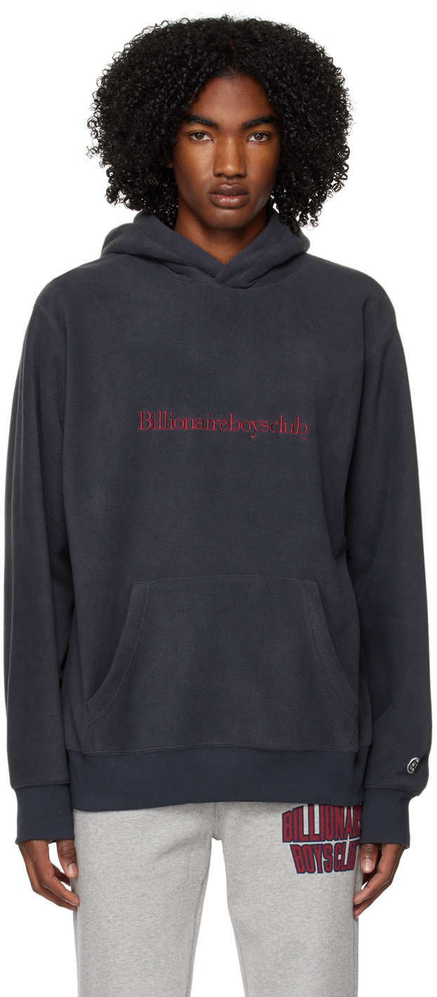 Billionaire Boys Club Black Serif Hoodie Billionaire Boys Club