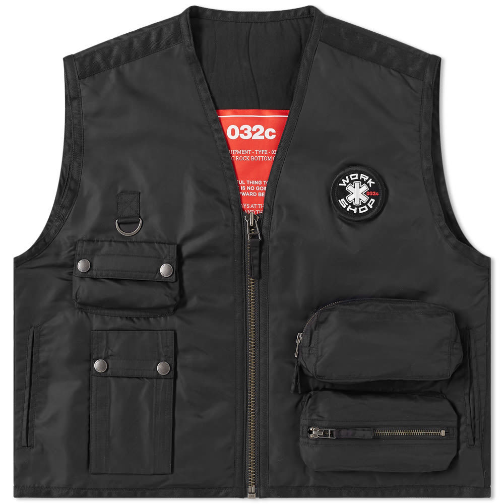 032c Embroidered Patch Vest 032c
