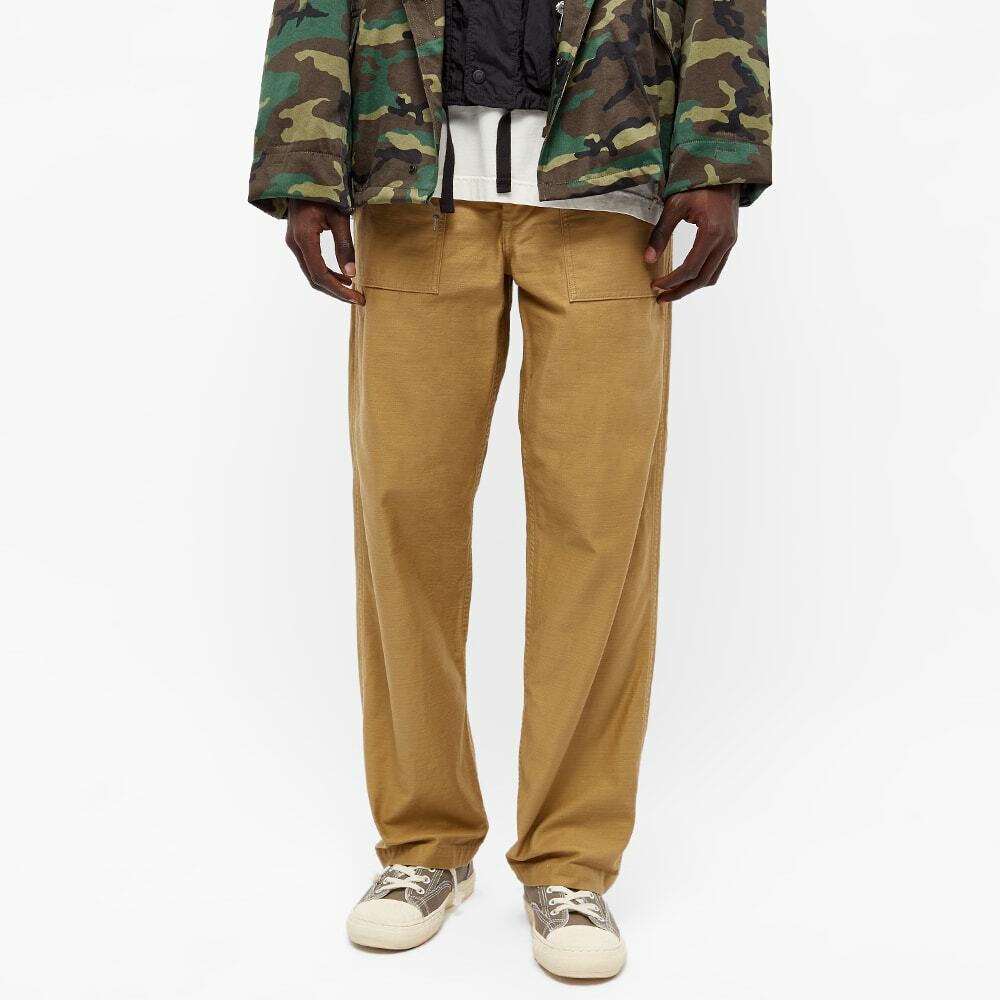 orSlow Men's US Army Fatigue Pant in Khaki orSlow