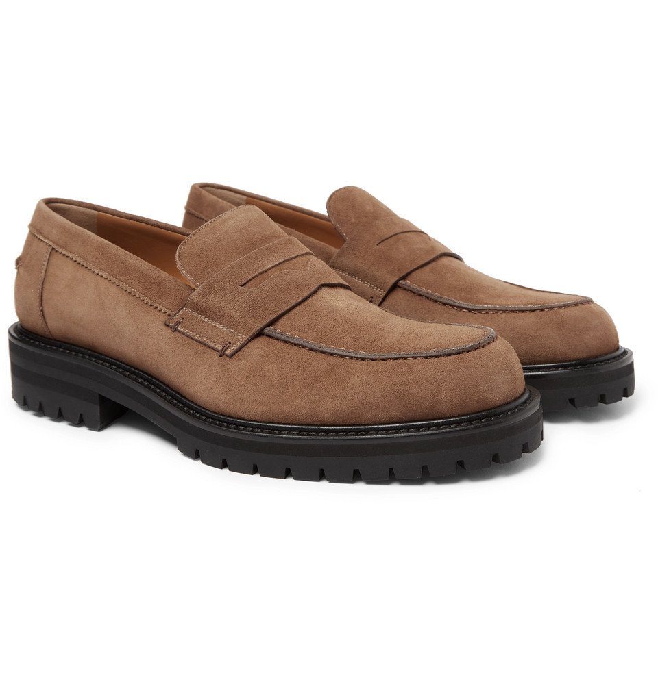 Mr P. - Jacques Suede Loafers - Men - Light brown Mr P.