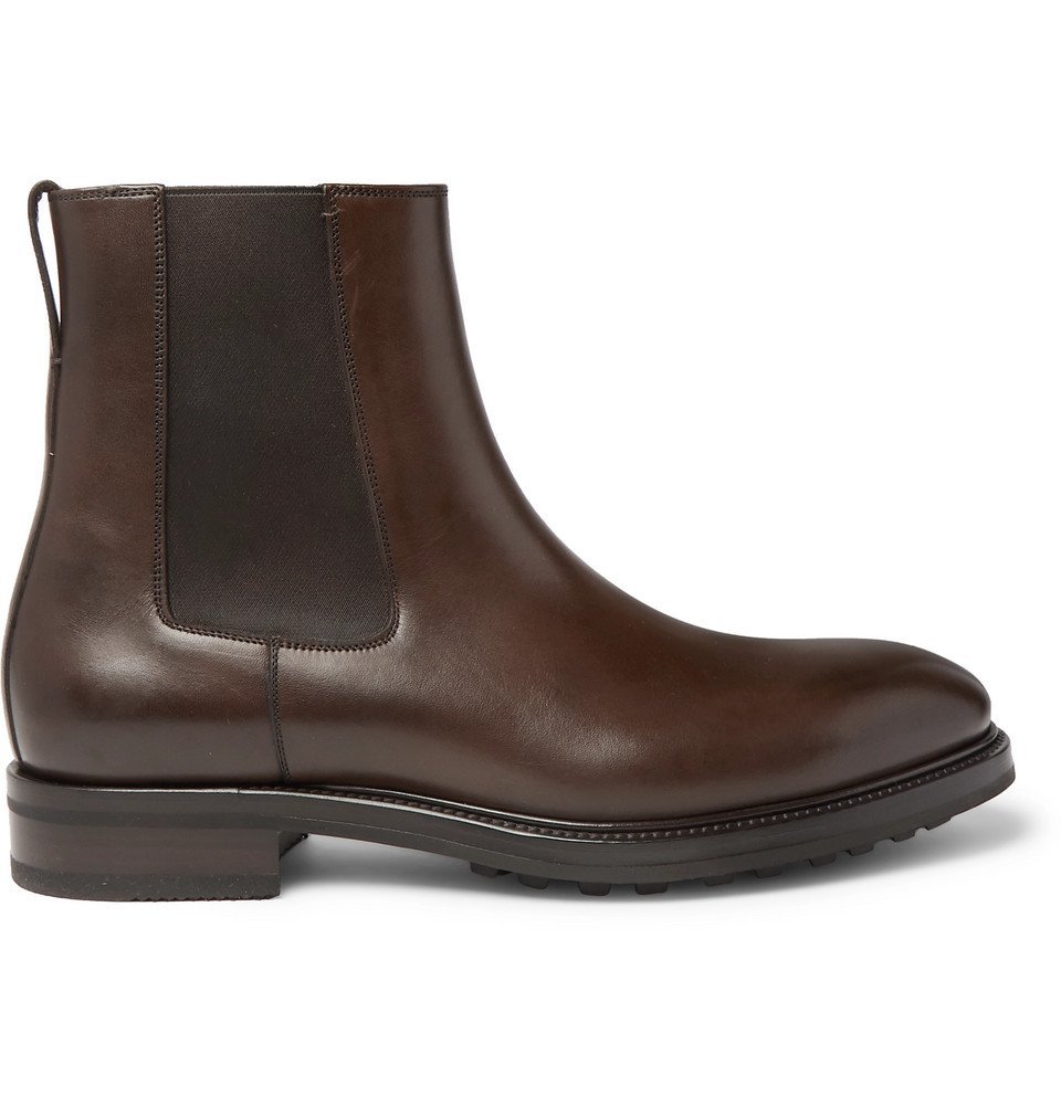 TOM FORD - Stuart Polished-Leather Chelsea Boots - Brown TOM FORD