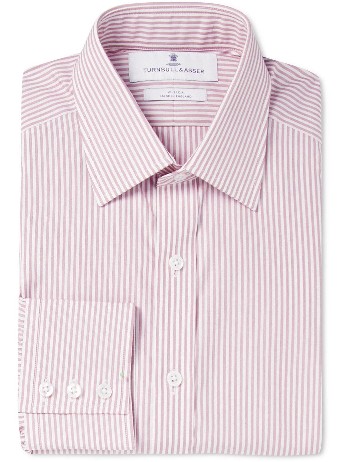 Turnbull & Asser - Striped Cotton Shirt - Pink Turnbull & Asser