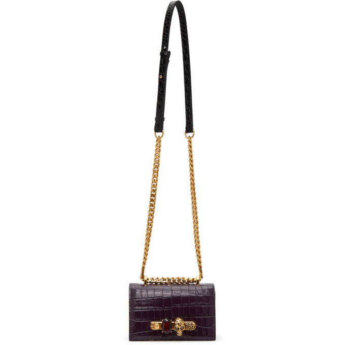 purple satchel bag