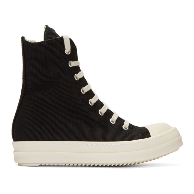 rick owens canvas sneakers