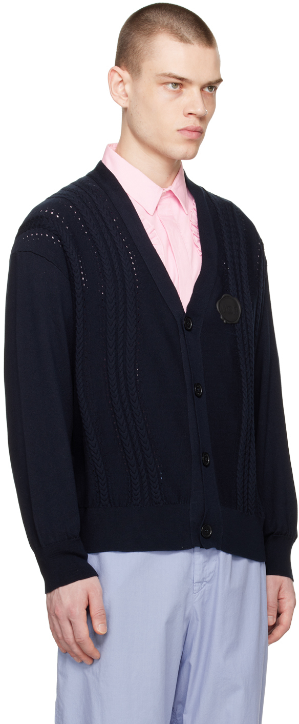 Viktor&Rolf Mister Mister Navy Patch Cardigan