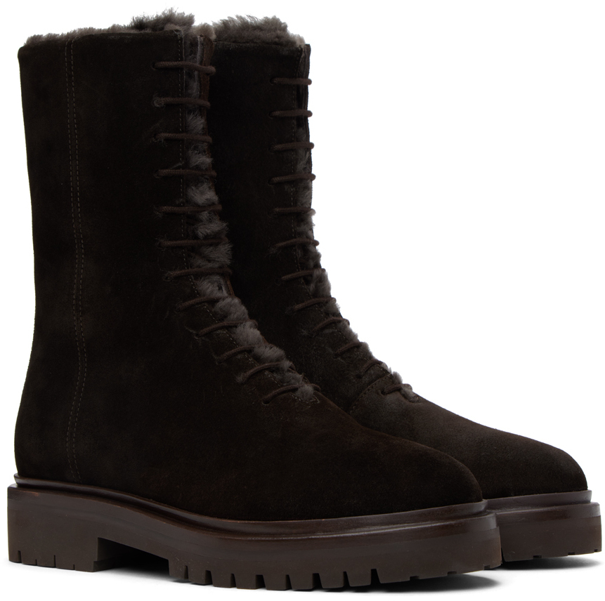 Legres Brown Suede Ankle Boot Legres