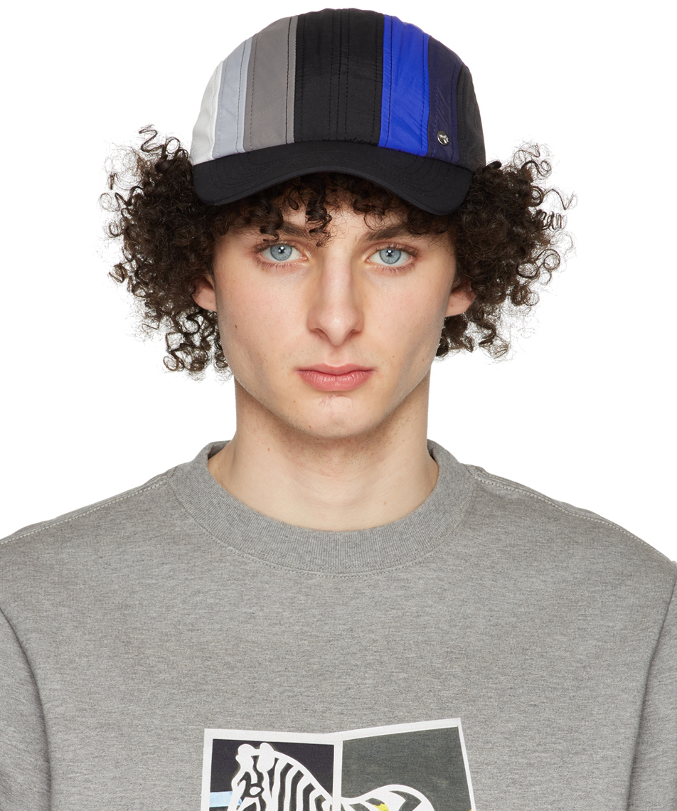 Grey Nylon Stripe Cap PS by Paul Smith