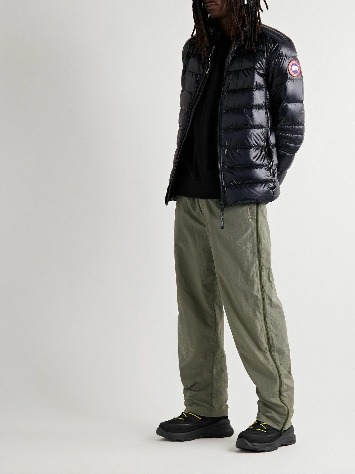 Canada Goose Toronto SuedeTrimmed Quilted Shell Boots Black Canada