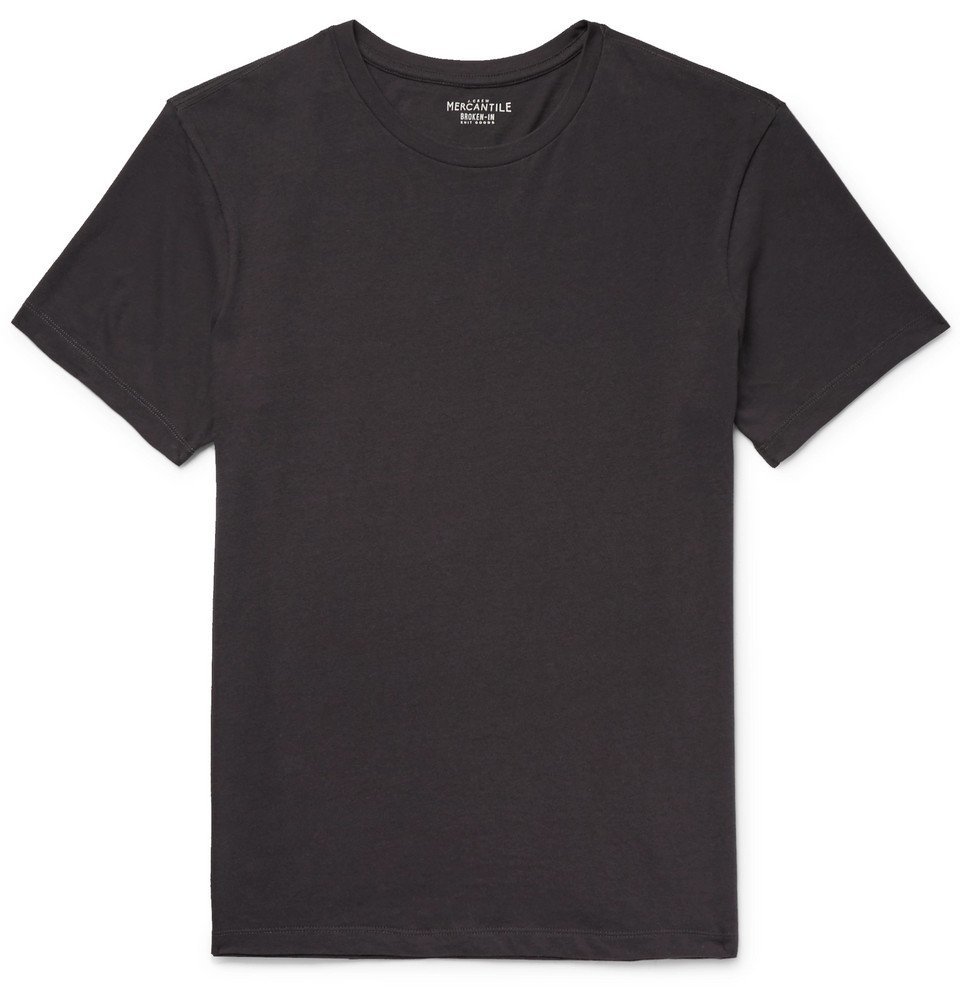 J.Crew - Mercantile Slim-Fit Cotton-Jersey T-Shirt - Men - Black J.Crew