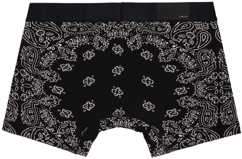 AMIRI Black & White Bandana Boxer Briefs Amiri