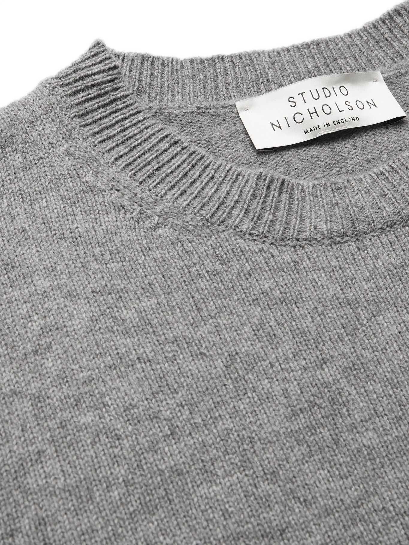 STUDIO NICHOLSON - Sorello Wool Sweater - Gray Studio Nicholson