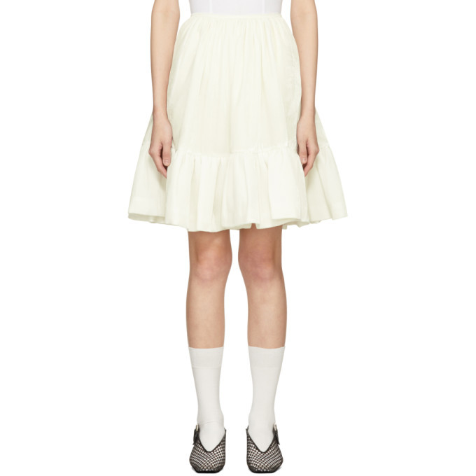 white velvet skirt