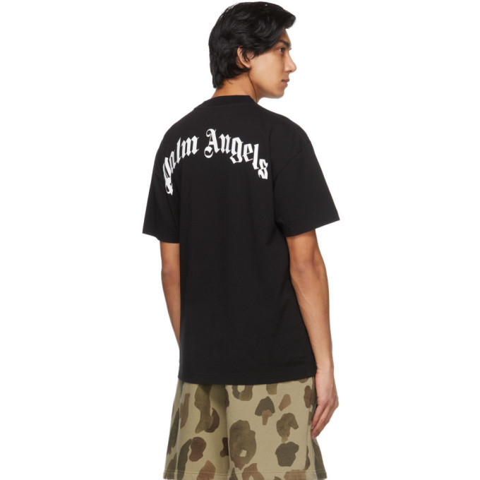 Palm Angels Black Bear In Love T-Shirt 