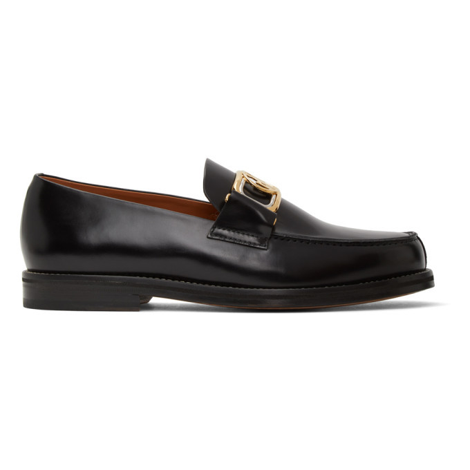 Lanvin Black Swan Loafers Lanvin