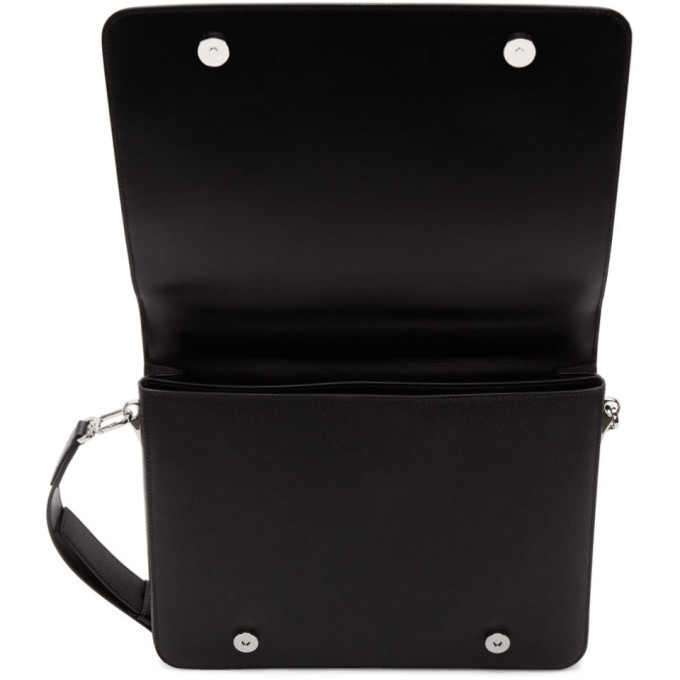 Prada Black Folder Briefcase Prada