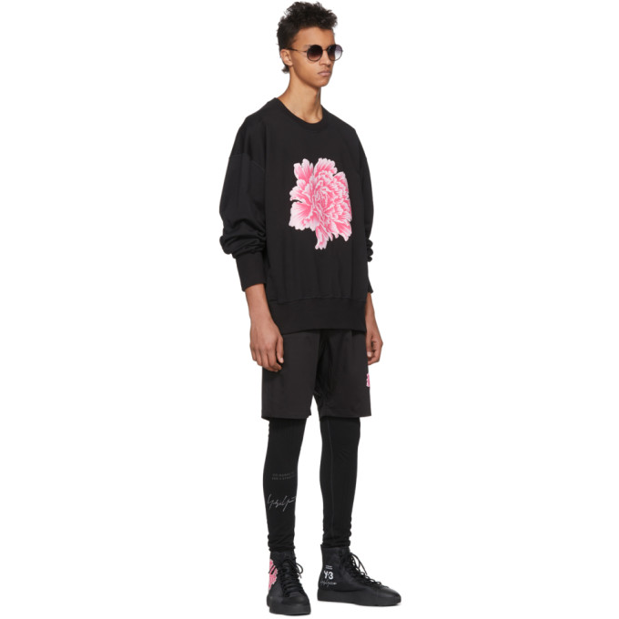 Y-3 Black James Harden Graphic Crew Sweatshirt Y-3