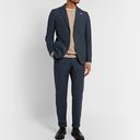 Oliver Spencer - Cotton-Seersucker Suit Trousers - Blue