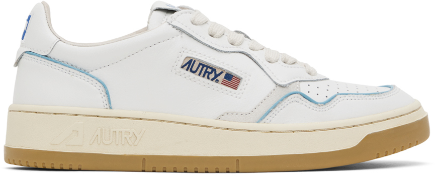 AUTRY White Open Low Sneakers Autry